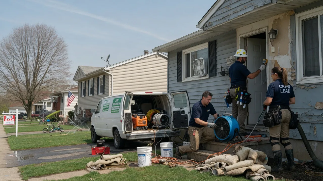 Flood Cleanup in Hoytville, OH near me